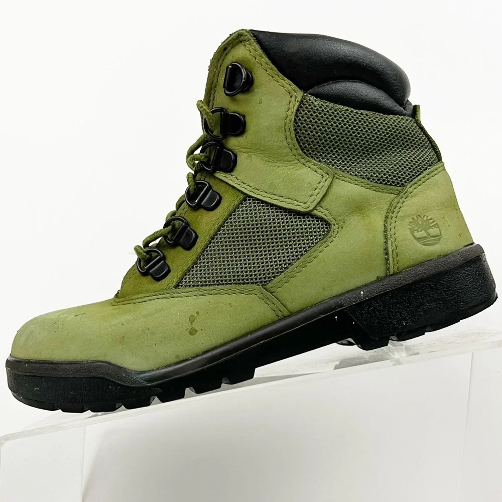 Timberland‎ Boys 6” Field Boots Green Size 3